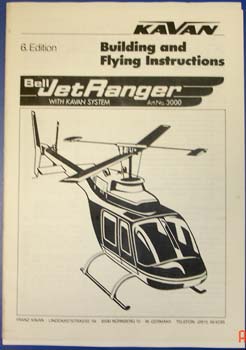 3057 - Assembly & flying instructions JET RANGER